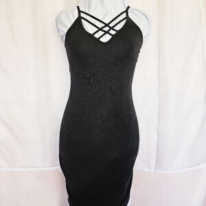 HaElegant Black Dress